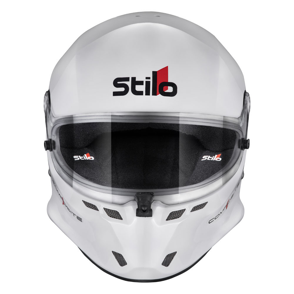 Capacete STILO ST6 F Turismo preto/branco - Snell SA2020 FIA 8859-24 Hans FIA8858-10Array