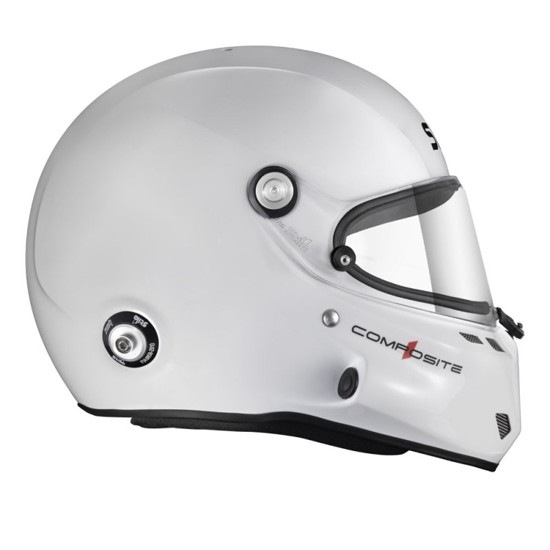 Capacete STILO ST6 F Turismo preto/branco - Snell SA2020 FIA 8859-24 Hans FIA8858-10Array