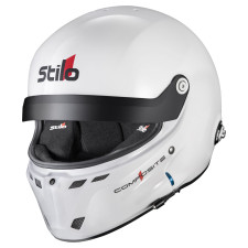 Capacete Stilo ST6 GT Turismo Composite branco/preto - Snell SA2020 FIA 8859-24 Hans FIA8858-10