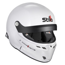 Casco Stilo ST6 GT Turismo Composite blanco/negro - Snell SA2020  FIA 8859-24 Hans FIA8858-10