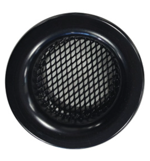 Trompeta de admision de aluminio negro / Ø 63mmArray
