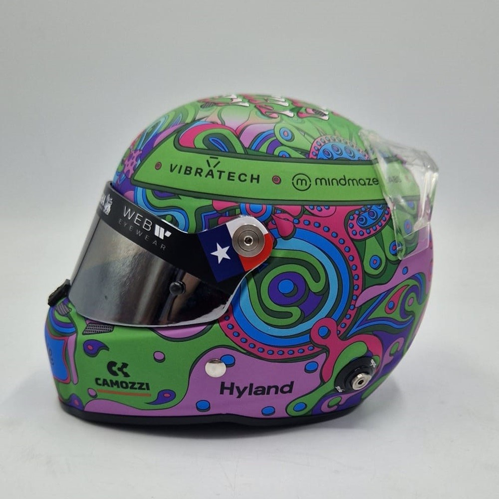 Minicasco STILO Valtteri BOTTAS 2024 Edição especial do GP de AustinArray