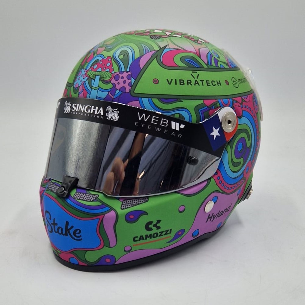 Minicasco STILO Valtteri BOTTAS 2024 Austin GP special editArray