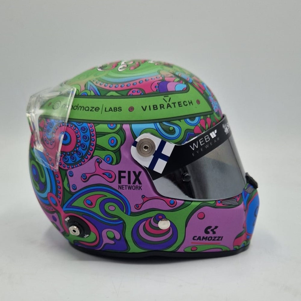 Minicasco STILO Valtteri BOTTAS 2024 Austin GP special editArray