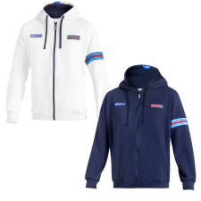 Camisola com capuz e fecho de correr SPARCO MARTINI RACING
