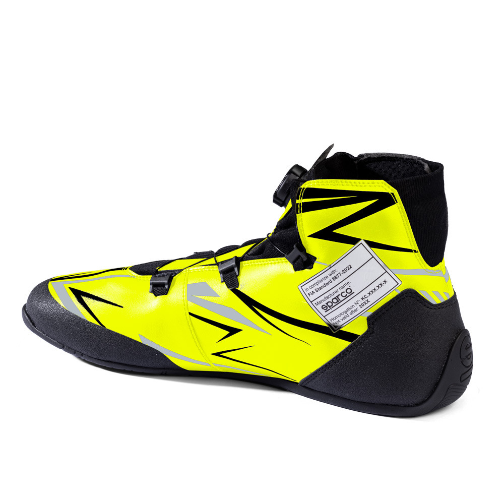 Botas de karting SPARCO K-RAPID Bloqueio do pistão rotativo FIA8877-2022Array