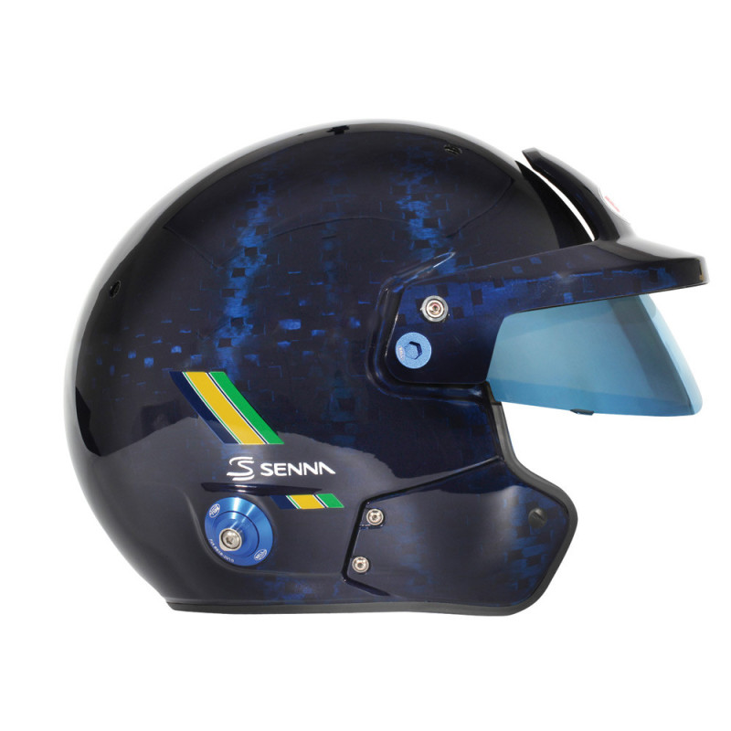 Capacete BELL MAG-10 Carbono AYRTON SENNA Hans FIA8859-2024/SA2020Array