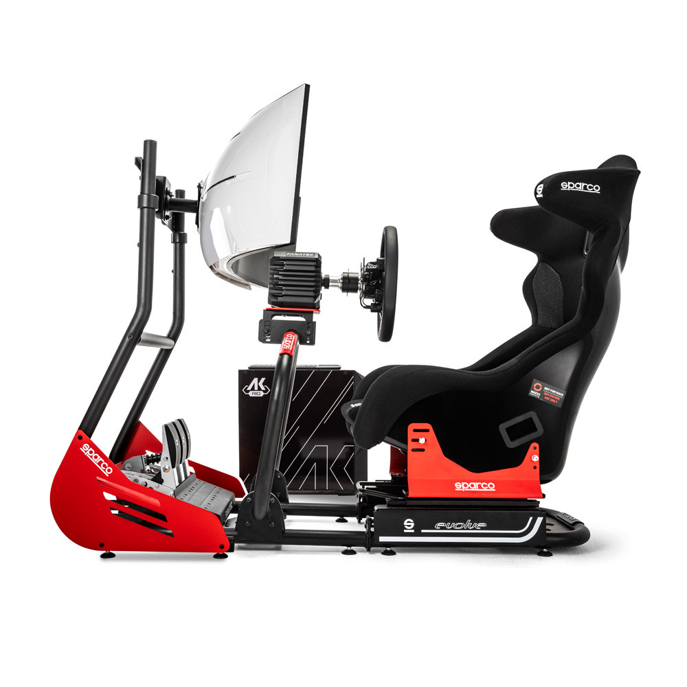 Sparco GT-R RIG II simulador (GT-R PRO+Fanatex SIM KIT PRO+R330 cuero+PC+teclado+soporte+monitor)Array