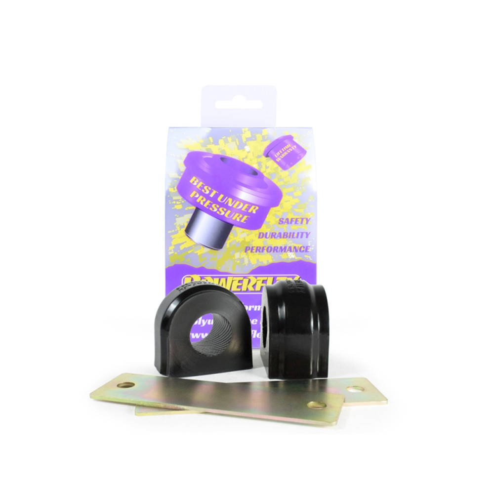 Kit de placa + silent-blocks de barra estabilizadora delantera 26.5mm Powerflex BMW 5 SeriesArray