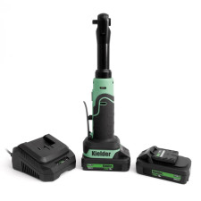 Conjunto de roquete longo KIELDER 18V 3/8" com carregador + mala de transporte Pro + 2 baterias 2.0Ah