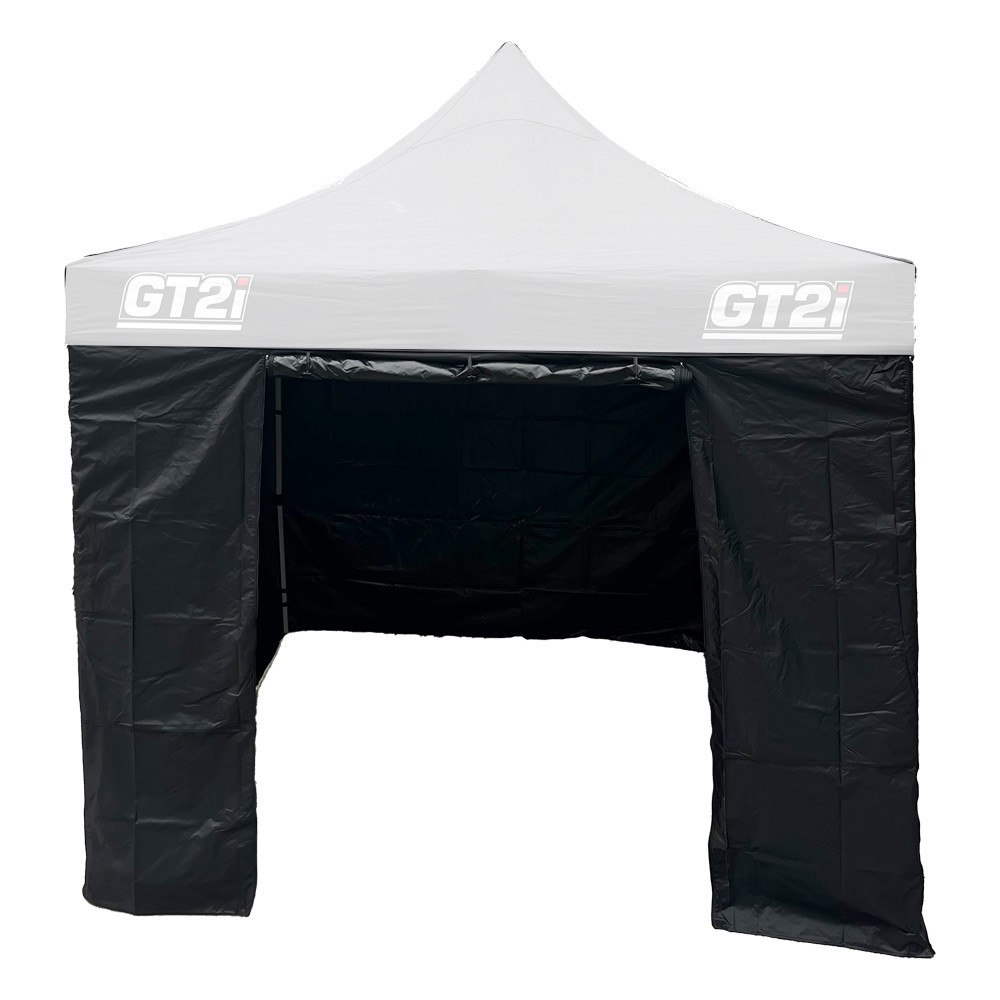 GT2i Race & Safety Tenda de parede preta 3M com porta (x1)Array