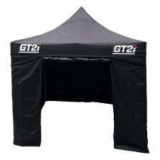 Pack Tenda 3x3m Preto GT2i + Parede sem Janela + porta