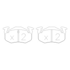 Pastillas de freno traseras GT2i Race para CITROEN Saxo 1.6i 16V Challenge - Pinzas de freno Bendix