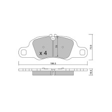 Pastillas de freno delanteras GT2i Race para PORSCHE Cayman (981) 2.7, S 3.4, GTS 3.4 2013- - Pinzas de freno Brembo