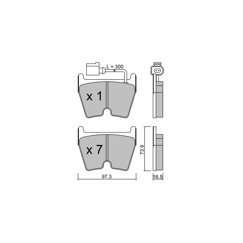 Pastilhas de travão dianteiras GT2i Race para AUDI RS3 -S3 (8V) RS3 2.5i 20V TFSi 2012-20 - Pinças de travão BremboArray