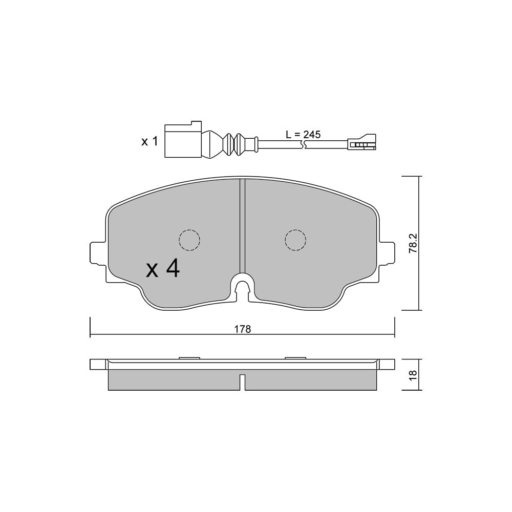 Pastillas de freno delanteras GT2i Race para VOLKSWAGEN Golf VIII 2.0 GTI, 2.0 TDI, 2.0 TSI , 2.0 TSI R (Disc 356 mm) 2019- - PiArray