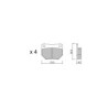 Pastillas de freno traseras GT2i Race para SUBARU Impreza (GE-GH-GR-GV-G3) 2.0i 16V Turbo 4wd WRX 2008-14 - Pinzas de freno Sumi