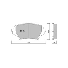 Pastillas de freno delanteras GT2i Race para MAZDA MX-5 III (NC) 1.6i 16V, 1.8i 16V 2005-14 - Pinzas de freno Advics