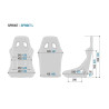 Baquet SPARCO SPRINT+ Tamanho L tubular FIA