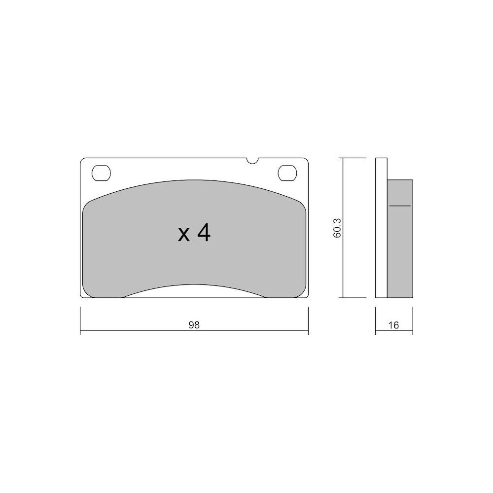 Pastillas de freno delanteras GT2i Club para VOLVO 140 SW (145) 2.9 161cv 1966-08-01-1975-02-01Array