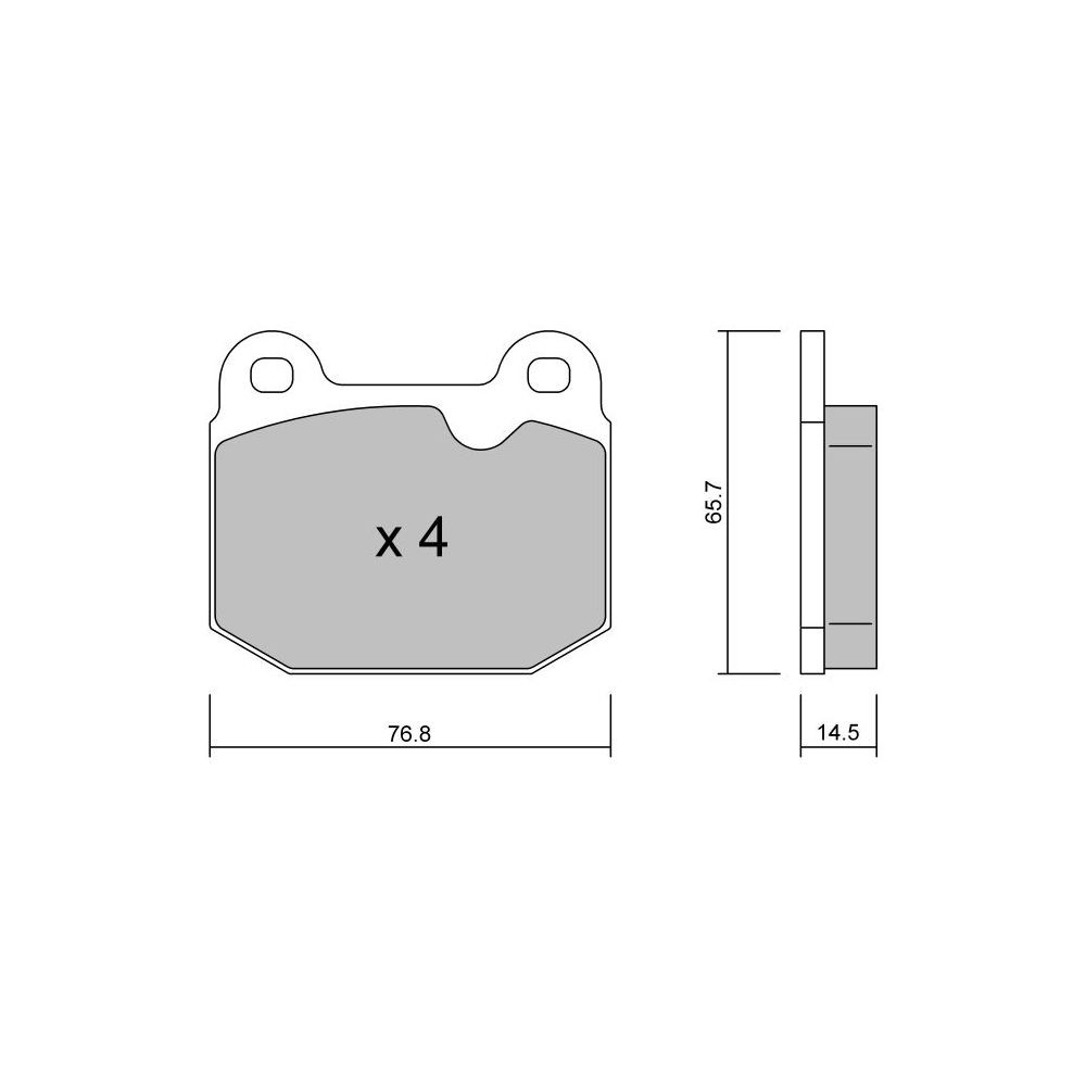 Pastillas de freno delanteras GT2i Club para CATERHAM 7-Seven 1.6i 16V, 1.8i 16V 1992-  Pinzas de freno AP RacingArray