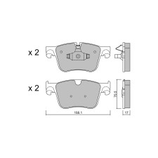 Pastillas de freno delanteras GT2i Club para CITROEN Grand C4 Spacetourer (3A_, 3E_) 1.6 PureTech 180 181cv 2018-04-01-