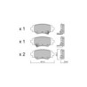 Pastillas de freno traseras GT2i Club para MAZDA 3 III Sedan (BM, BN) / Axela 2.5 (SP25) 188cv 2013-09-01-2019-06-01