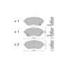 Pastillas de freno delanteras GT2i Club para TOYOTA Auris Touring Sports SW (_E18_) 3.0 V6 CRDi 4WD 251cv 2013-07-01-2018-12-01