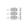 Pastilhas de travão traseiras GT2i Club para ALFA ROMEO Tonale (965_) 2.0 268 cv 2022-03-01-