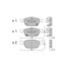 Pastilhas de Freio Dianteiras GT2i Club para HONDA Civic X Sedan (FC_) 1.5 Si (FC1) 209hp 2015-09-01-