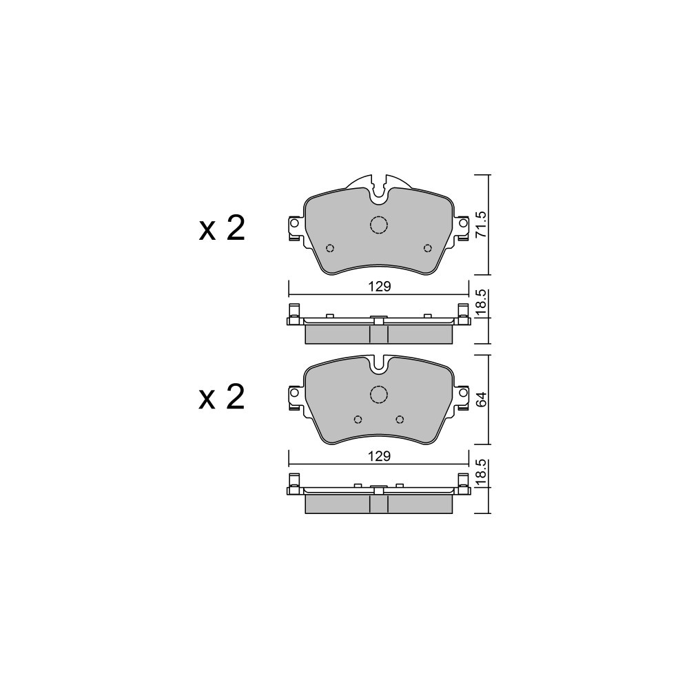 Pastillas de freno delanteras GT2i Club para BMW 2 II Coupe (G42) 230 i 245cv 2021-08-01-Array