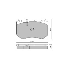 Pastillas de freno delanteras GT2i Club para MERCEDES BENZ Classe C IV (W205) C 250 (205.045) 211cv 2013-12-01-
