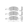 Pastillas de freno delanteras GT2i Club para INFINITI Q50 50 Hybrid AWD 365cv 2013-04-01-