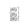 Pastillas de freno delanteras GT2i Club para ALFA ROMEO Giulia (952) 2.0i 16V/ 2.0i 16V Q4 280hp 2016-  Pinzas de freno Brembo