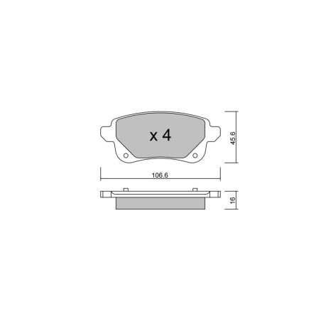 Pastillas de freno traseras GT2i Club para RENAULT Espace V (JR_) 1.8 RS TCe 280 (B9M6) 279cv 2015-02-01-2023-03-01