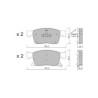 Pastillas de freno delanteras GT2i Club para OPEL Astra K (B16) 1.6 Turbo (68) 200cv 2015-06-01-