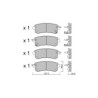 Pastillas de freno traseras GT2i Club para NISSAN Patrol VI (Y62) V6 604cv 2010-04-01-