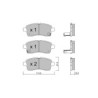 Pastilhas de travão dianteiras GT2i Club para SUZUKI Ignis III (MF) 1.6 CRDi 136hp 2016-10-01-