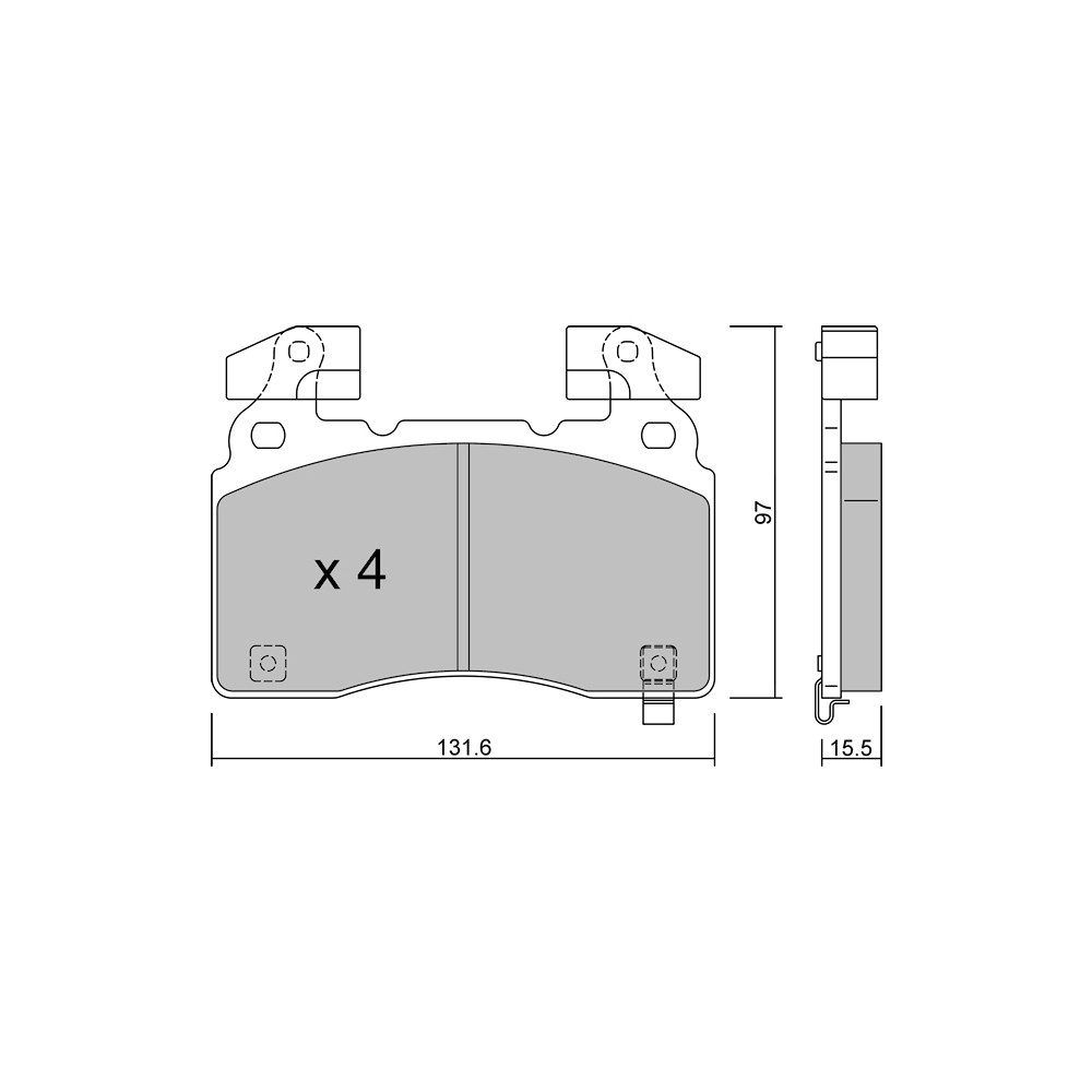 Pastillas de freno delanteras GT2i Club para OPEL Insignia B Sports Tourer (Z18) P85 422cv 2017-03-01-Array