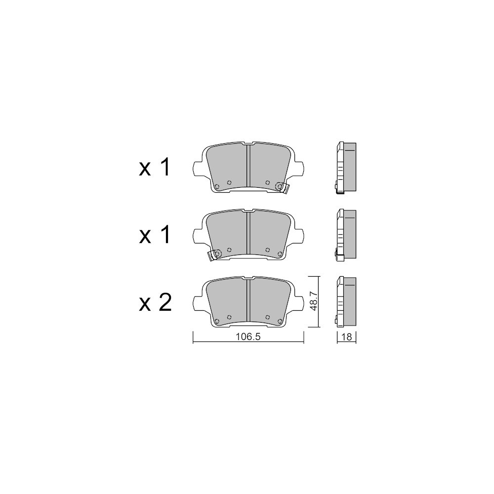 Pastilhas de Freio Traseiras GT2i Club para OPEL Insignia B Sports Tourer (Z18) 6.4 SRT8 4x4 476hp 2017-03-01-01-Array