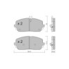 Pastillas de freno delanteras GT2i Club para MERCEDES BENZ Classe GLA II (H247) GLE 350 e 4-matic (167.154) 334cv 2020-02-01-