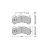 Pastillas de freno delanteras GT2i Club para MASERATI Quattroporte VI 599 GTB 620cv 2013-01-01-