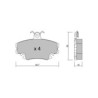 Pastillas de freno delanteras GT2i Club para RENAULT Clio I 1.8i 16V, 2.0i 16V Williams 1990-98 - Pinzas de freno Girling