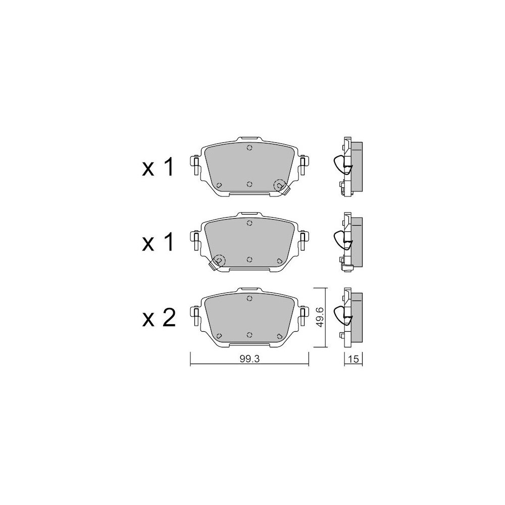 Pastillas de freno traseras GT2i Club para TOYOTA C-HR II (_X2_, _H2_) PHEV 223cv 2023-10-01-Array