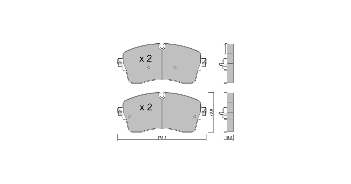 Pastilhas de travão dianteiras GT2i Club para LAND ROVER Discovery V Sport (L550) 3.0 4x4 340bhp 2014-09-01-