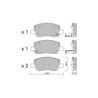 Pastilhas de travão dianteiras GT2i Club para HYUNDAI i10 III (AC3, AI3) 2.0 D 187hp 2019-09-01-