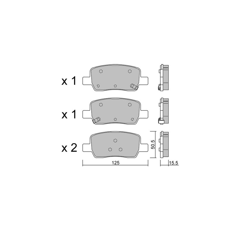 Pastilhas de Freio Traseiras GT2i Club para KIA Sorento IV (MQ4) 2.5 T-GDi 285hp 2020-03-01-Array