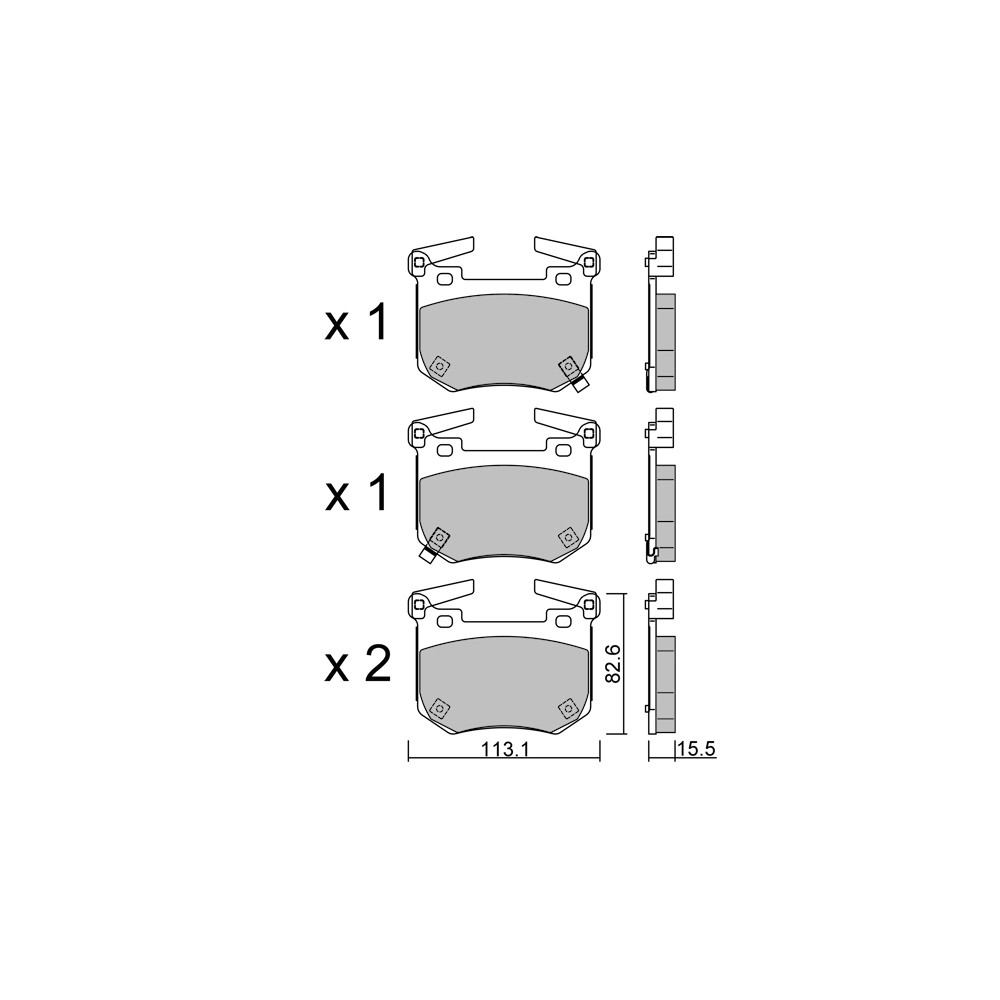 Pastillas de freno traseras GT2i Club para KIA Stinger (CK) AMG G 63 (463.276) 585cv 2017-06-01-Array