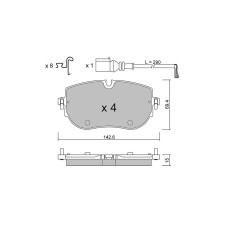 Pastillas de freno delanteras GT2i Club para VOLKSWAGEN ID.5 (E39) GTX 4motion 340cv 2021-07-01-
