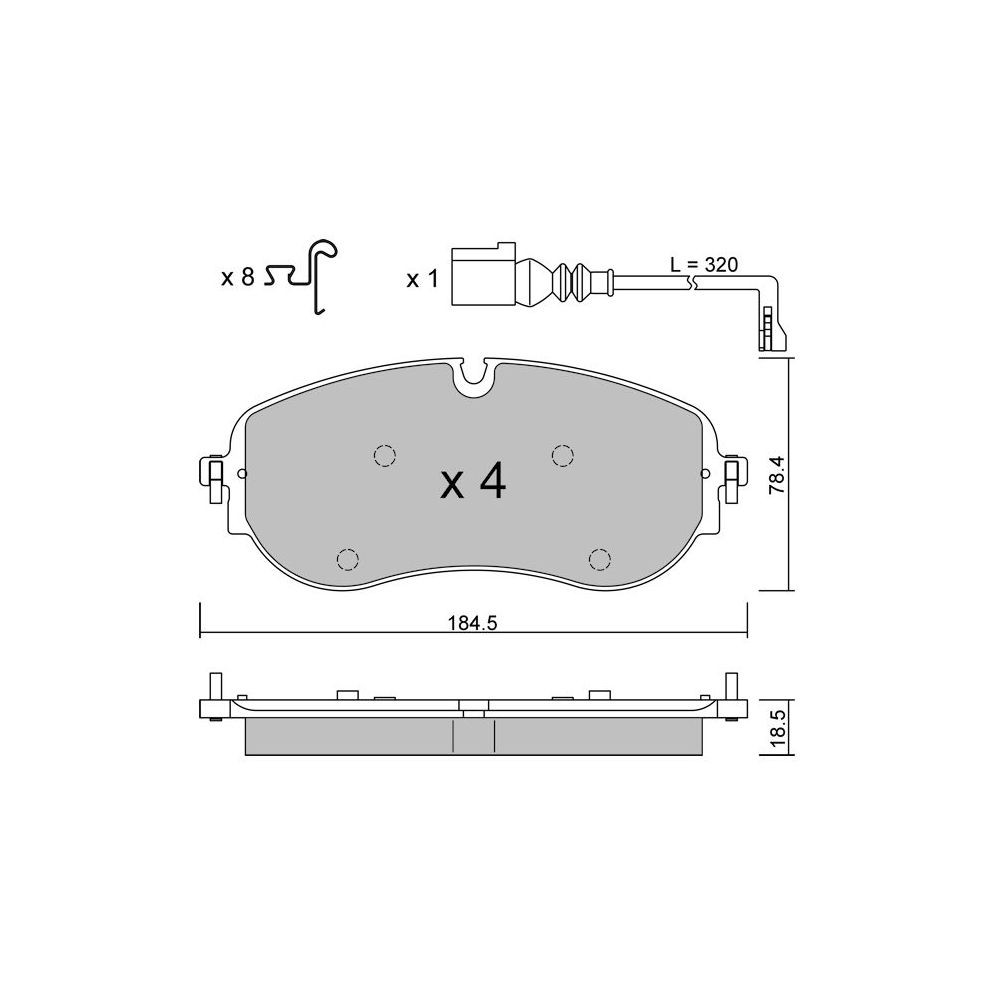 Pastillas de freno delanteras GT2i Club para VOLKSWAGEN ID.5 (E39) GTX 4motion 340cv 2021-07-01-Array
